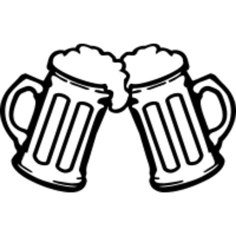 Beer Mug Clip Clipart Drawing Pint Glass Cliparts Easy Clipartix Svg