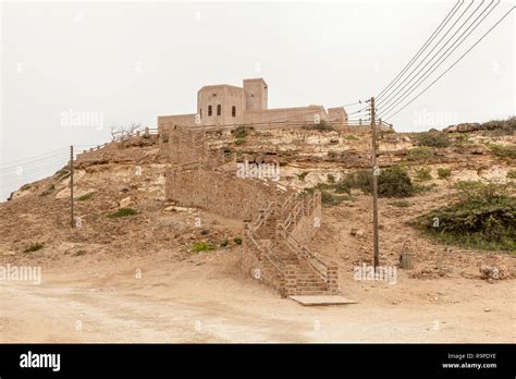 Restored Fort In Taqah A Coastal Fishing Town Near Salalah In The