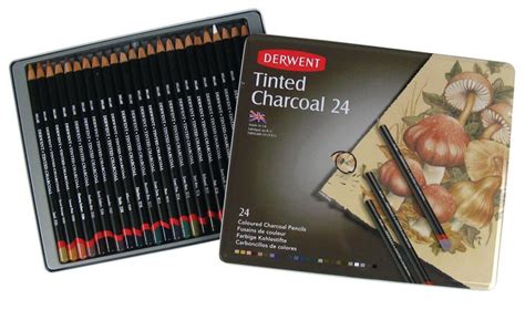 Buy Derwent Professional Tinted Charcoal Pencil Sets Online Art