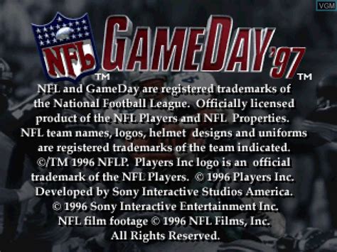 Nfl Gameday 97 For Sony Playstation The Video Games Museum