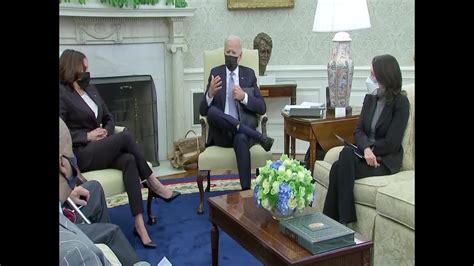 Biden Meets With Bipartisan Group Of Lawmakers To Discuss American Jobs Plan Youtube