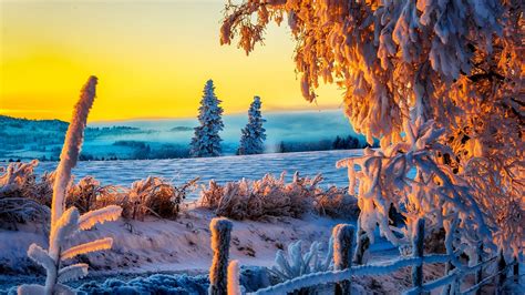4k Backgrounds Is Cool Wallpapers Winter Landscape Sunset Landscape
