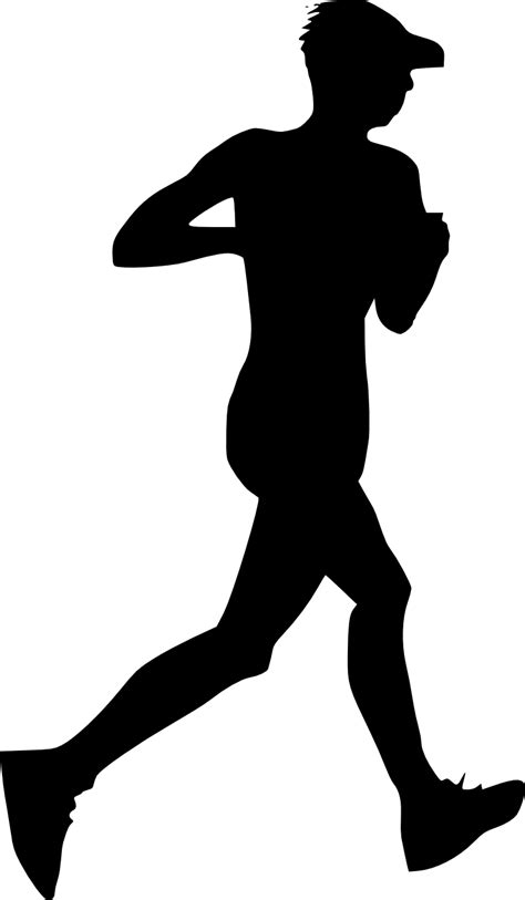 Running Silhouette Png