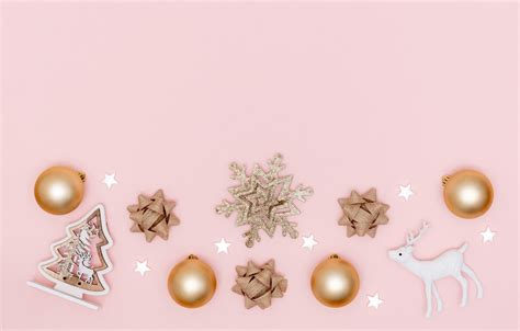 Pink Christmas Desktop Wallpapers Wallpaper Cave
