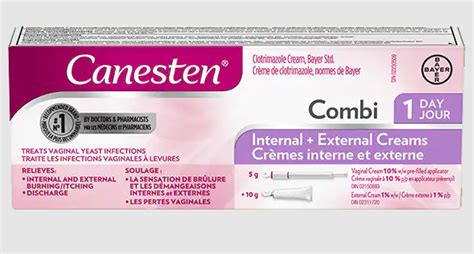 Canesten 3 Cream Combi Pakclotrimazole Pharmaserve