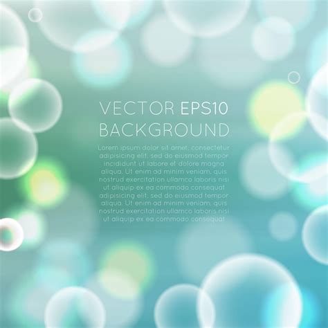 Premium Vector Vector Colorful Bokeh Abstract Background