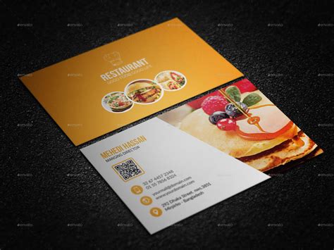 Make a lasting impression with quality cards that wow.dimensions: Bundle Restaurant Business Card | Restaurant business ...