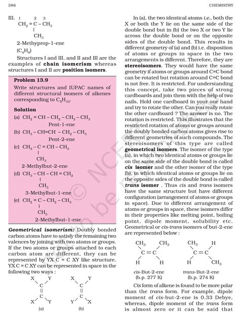 NCERT Book Class 11 Chemistry Chapter 13 Hydrocarbons