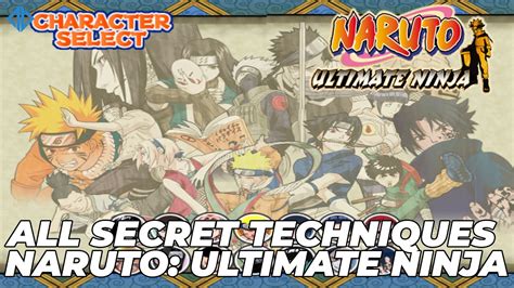 All Characters Ultimate Jutsu Naruto Ultimate Ninja [ps2] Youtube