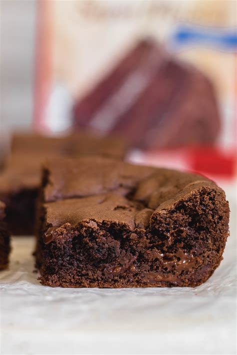 The Best Brownies With Cake Mix Lifestyle Of A Foodie
