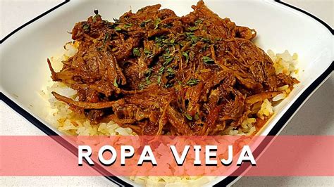 Slow Cooked Puerto Rican Ropa Vieja Braised Shredded Beef Paprika Spice