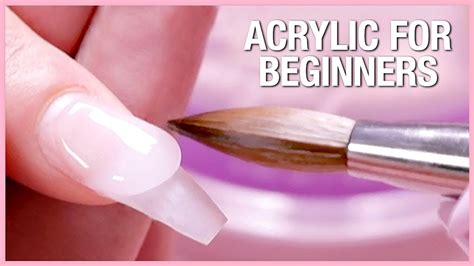 💅acrylic Nail Tutorial How To Apply Acrylic For Beginners📚 Youtube