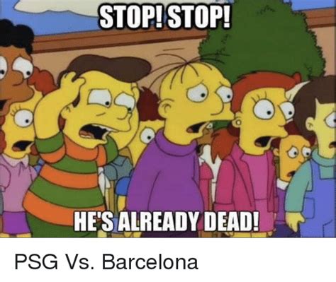 The goal was to get my ip to 0. STOP! STOP! HE'S ALREADY DEAD! PSG vs Barcelona | Soccer ...