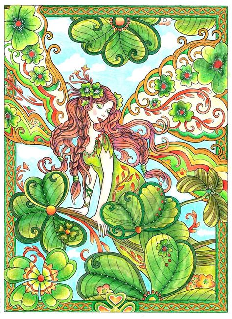 Irish Fairy Fairy Coloring Pages Fairy Paintings Creative Haven