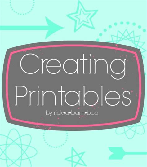Creating Printables Amber Simmons