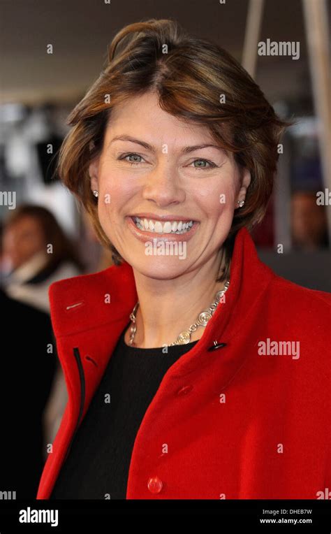 Kate Silverton Arriving At Premiere Of African Cats At Bfi In London