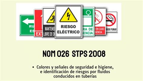 Nom 026 Colores Y Señales De Seguridad E Higiene