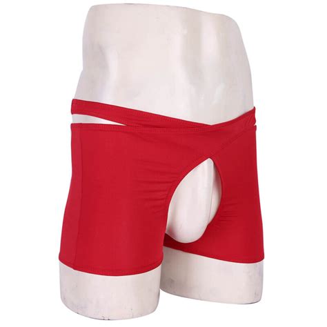 sexy men s crotchless lingerie open front hole boxer briefs jockstrap underwear ebay