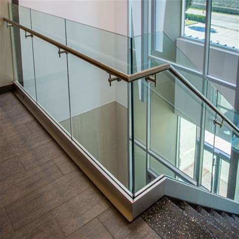 Glass Staircase Balustrade Design Glass Railing Aluminum U Channel Clamp My XXX Hot Girl