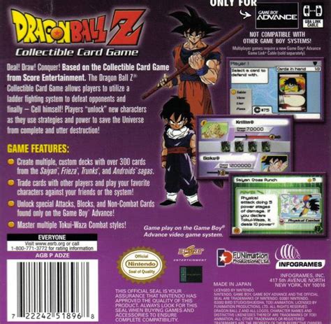 This time its a good one. Dragon Ball Z Collectible Card Game - gba - Multiplayer.it