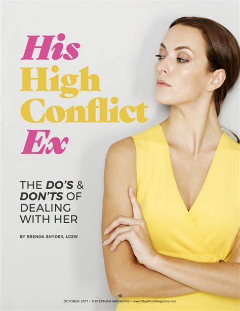 His High Conflict Ex Inside The Oct 2017 Issue Stepmom Magazine Step Mom Advice Step Mum
