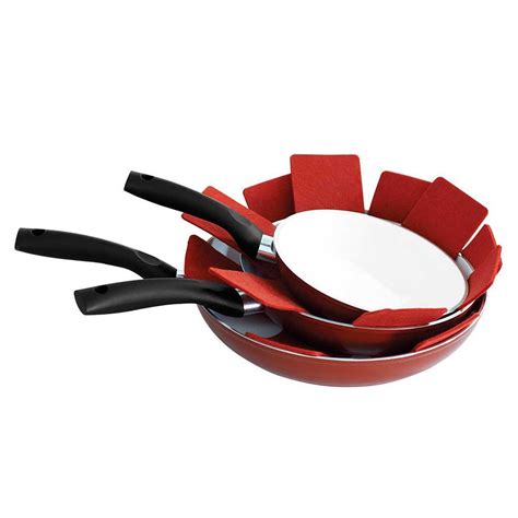 pan scratch pot protector cookware pads non slip proof kitchen protectors felt separator accept custom