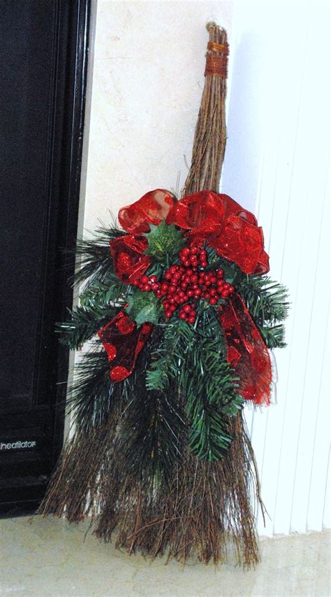 Beautifully Scented Broom Decoration For The Holidays