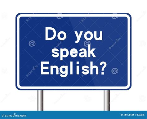 Do You Speak English Sign