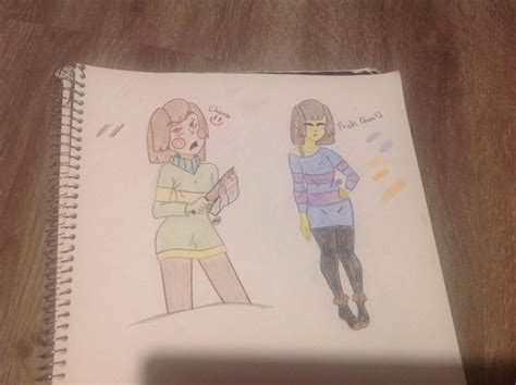 Undertale Character And Frisk Fem By Lollylynx On Deviantart