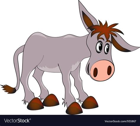 Check spelling or type a new query. Cartoon Donkey Royalty Free Vector Image - VectorStock