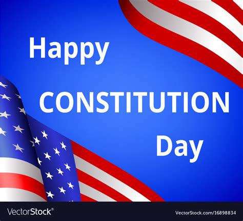 Happy Constitution Day Royalty Free Vector Image