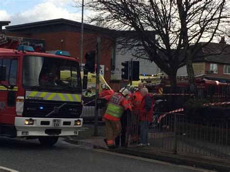 Ambulance Involved In Crash Salford Manchester Evening News