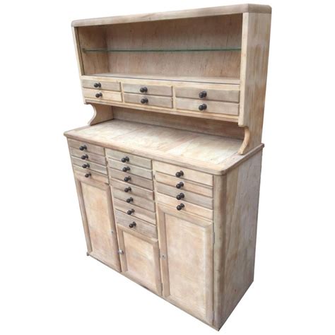 Like white cabinets, pickled oak is out of style but unlike white cabinets, pickled oak is dead. 20th Century French Pickled Dentist Cabinet, 1940s For ...