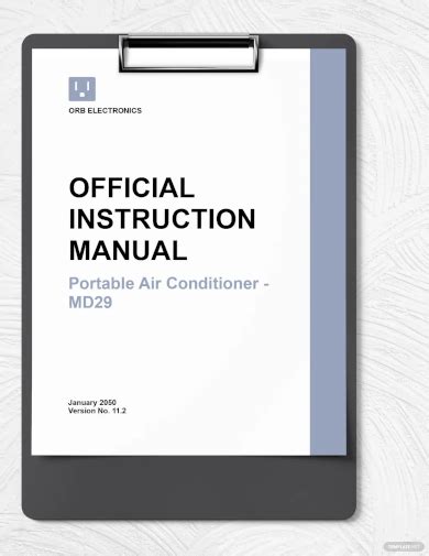Free 13 Sample Instruction Manual Templates In Pdf Ms Word