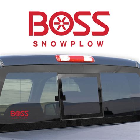Boss Plow Gear Store Boss Snowplow 8 Red Decal