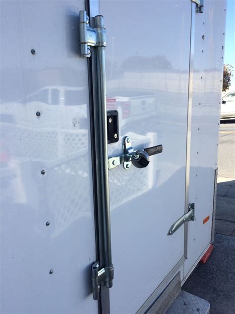Cam Action Lockable Door Latch W Pipe For Enclosed Trailers Zinc Plated Steel Polar