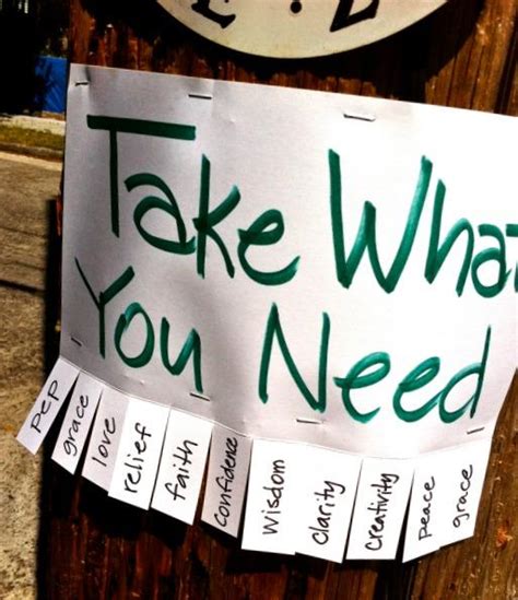 Take What You Need Paperblog