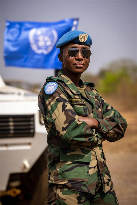 Malawian Peacekeeper Serves For Peace In South Sudan United Nations In Malawi