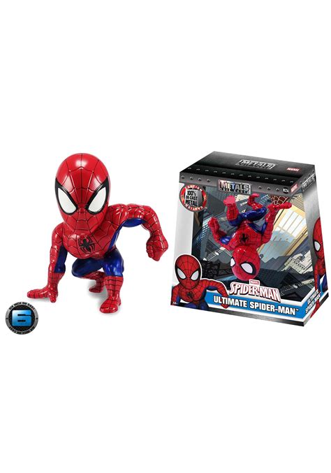 6 Inch Metals Ultimate Marvel Spider Man Figure Spiderman Ts