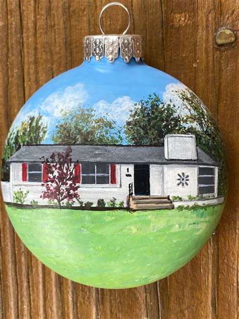 Hand Painted Custom Ornaments For Christmas Or Special Etsy