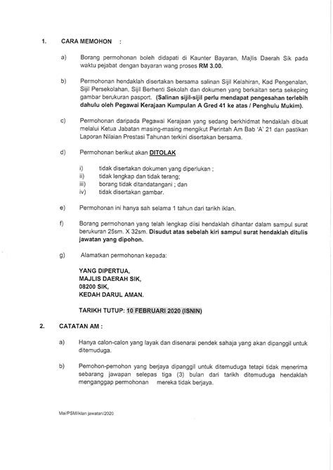 4,277 likes · 20 talking about this. Jawatan Kosong di Majlis Daerah Sik 2020 - JOBCARI.COM ...