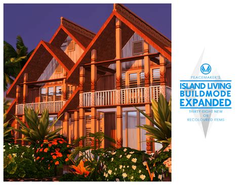 Simsational Designs Island Living Buildmode Expanded Thirty Eight