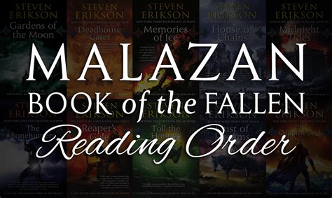 complete malazan book of the fallen reading order by erikson and esslemont