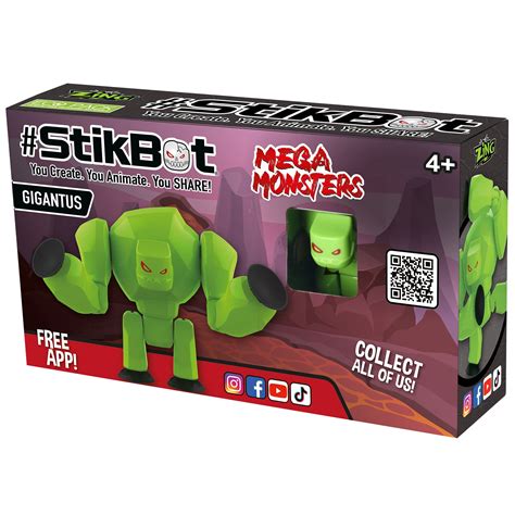 Buy Zing Stikbot Mega Monsters Gigantus Online At Desertcartuae