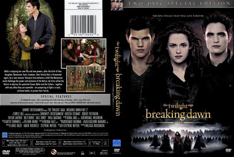 The Twilight Saga Breaking Dawn Part 2 Dvd Cover