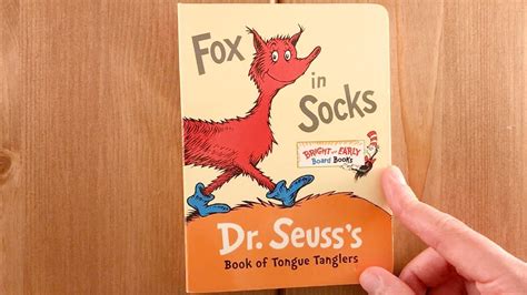 Fox In Socks By Dr Seuss Teach Toddlers And Kids How To Read Youtube