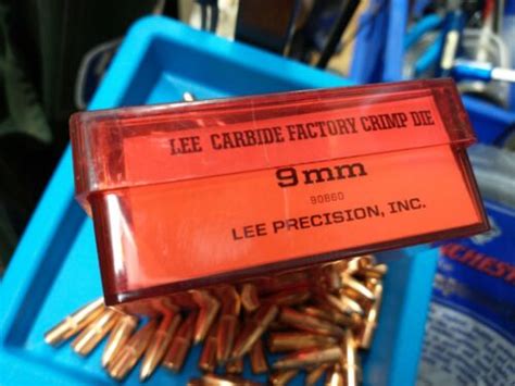 Lee Carbide Factory Crimp Die 9mm Luger 9x19 90860 3600 Grelly