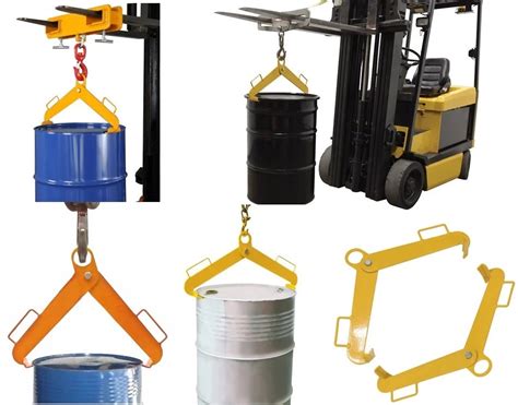 Gallon Drum Lifting Clamp Forklift Drum Lifter Vertical Oil Drum