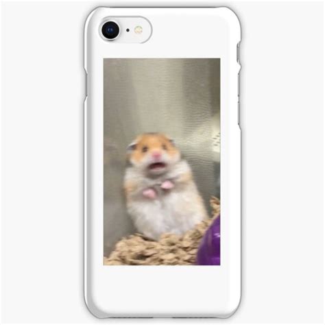 Shocked Hamster Meme Iphone Case And Cover By Meggielouu Redbubble