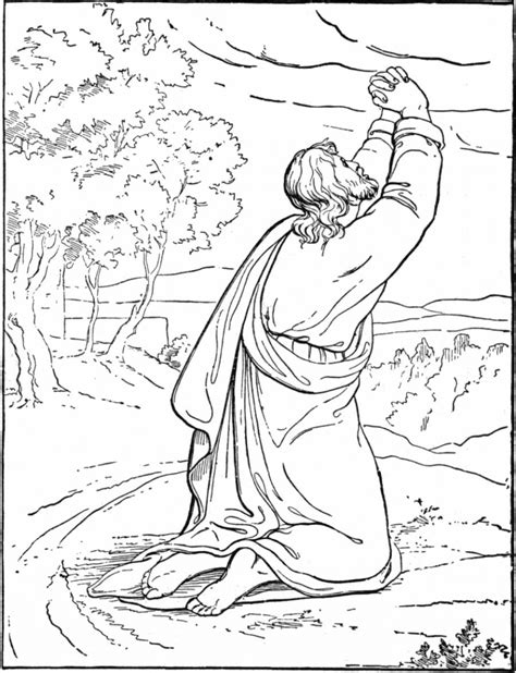 Garden Of Gethsemane Coloring Pages